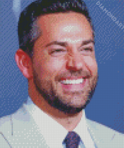 Zachary Levi Laughing Diamond Painting