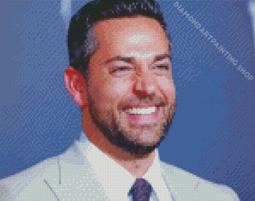 Zachary Levi Laughing Diamond Painting