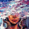 Abstract Woman Head Diamond Painting