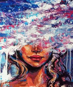 Abstract Woman Head Diamond Painting