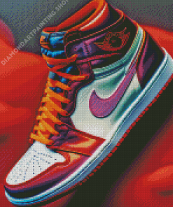 Aesthetic Jordan 1 Diamond Painting