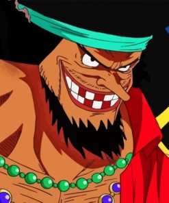 Black Beard One Piece Character Diamond Painting