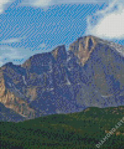 Colorado Peak Longs Mountains Diamond Painting