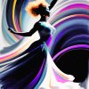 Dancing Lady Diamond Painting