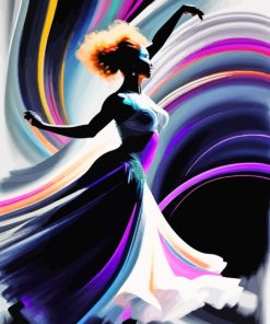 Dancing Lady Diamond Painting