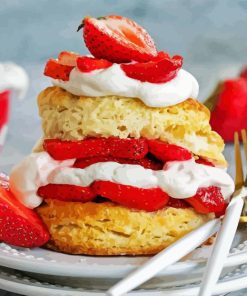 Delicious Strawberry Shortcake Diamond Painting