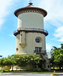 Fresno Water Tower Diamond Painting