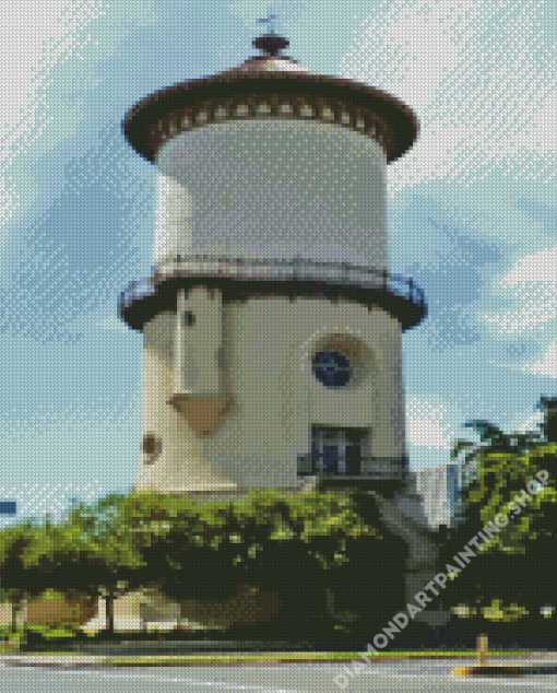 Fresno Water Tower Diamond Painting