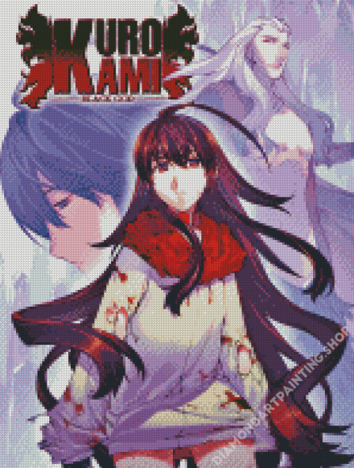 Manga Kurokami Poster Diamond Painting