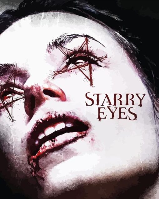 Starry Eyes Movie Poster Diamond Painting