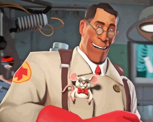 The Medic Team Fortress Diamond Painting