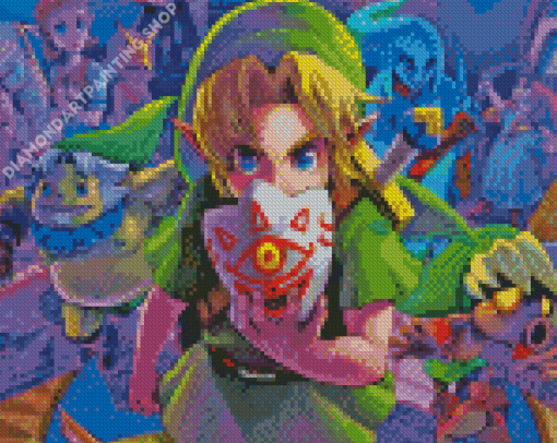 Zelda Majora Mask Diamond Painting