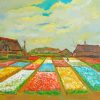 Bulb Fields Van Gogh Diamond Painting