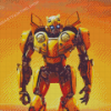 Bumblebee Robot Diamond painting