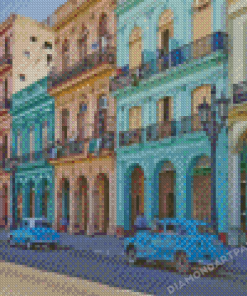 Cuba Havana Buildings Diamond Paintings