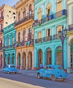 Cuba Havana Buildings Diamond Paintings