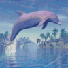 Dolphins In Tropics diamond paintings