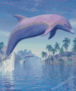 Dolphins In Tropics diamond paintings