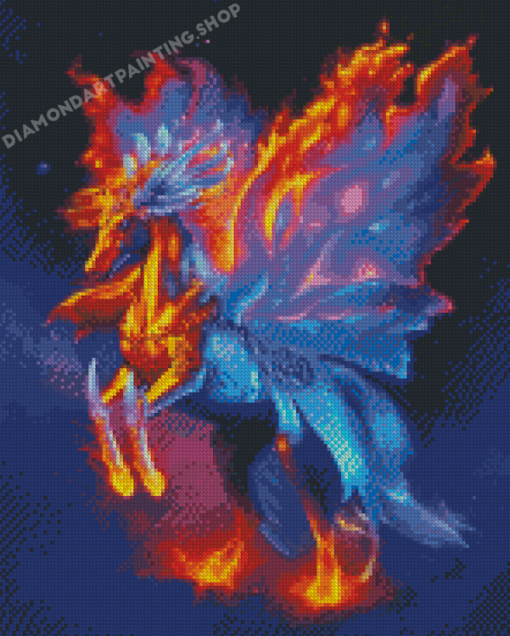 Fire And Ice Horse Diamond Paintings