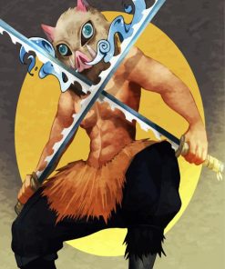 Hashibira Inosuke Demon Slayer Anime Diamond Painting