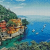 Italian Lake Garda Alps Landscape diamond painting