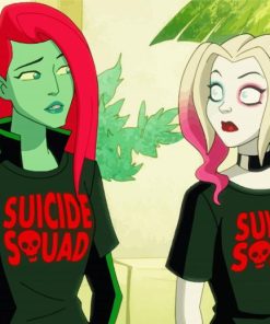 Suicide Squad Harley Quinn And Poison Ivy Diamond Painting