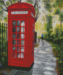 The Red Phone Box Diamond Painting