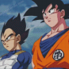 Vegeta And Goku Diamond Painting