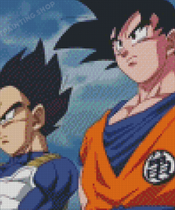 Vegeta And Goku Diamond Painting