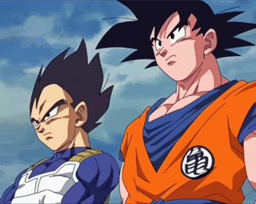 Vegeta And Goku Diamond Painting