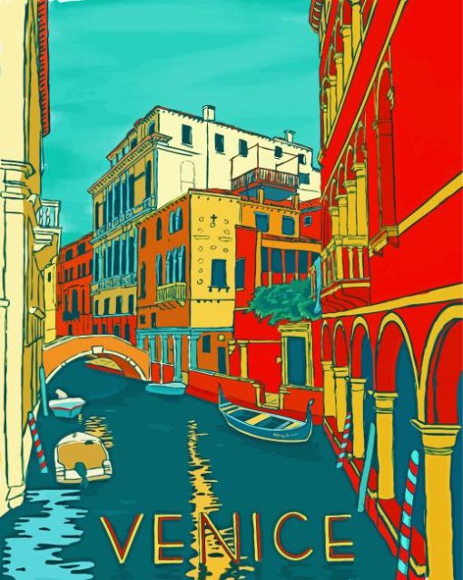 Venice Italy Poster Diamond Painting