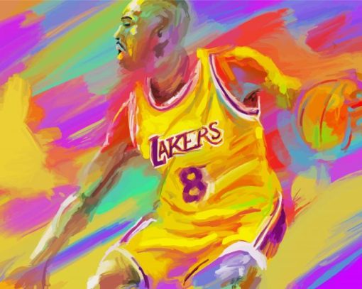 Colorful Kobe Bryant Diamond Paintings