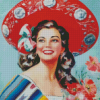 Mexican Woman Diamond Paintings