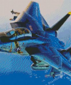 F14 Plane Art Diamond Paintings