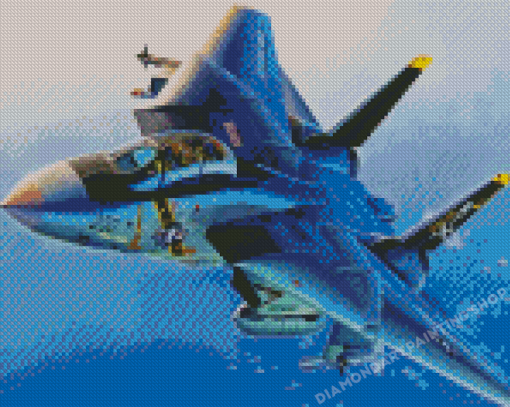 F14 Plane Art Diamond Paintings