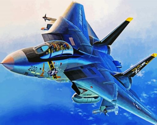 F14 Plane Art Diamond Paintings