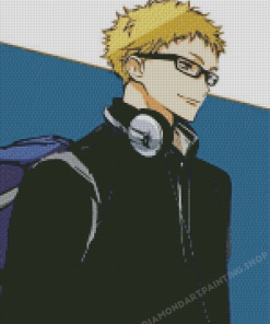 Haikyuu Tsukishima Diamond Paintings