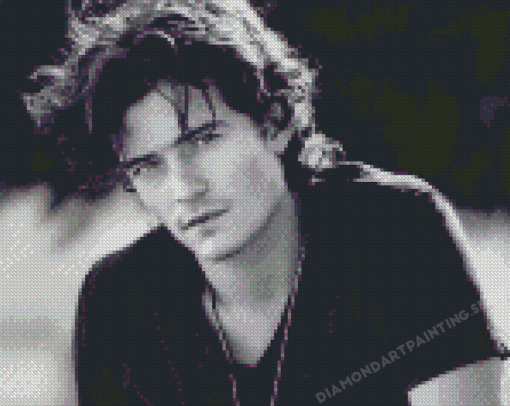 Monochrome Orlando Bloom Diamond Paintings