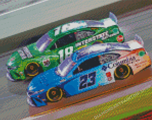 Nascar Racing Cars Diamond Painting