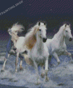 Running Horses Diamond Paintings