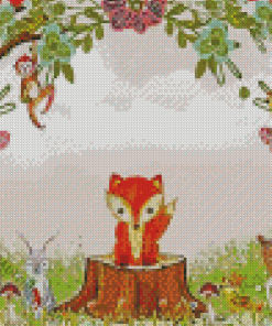 Woodland Animals Diamond Paintings