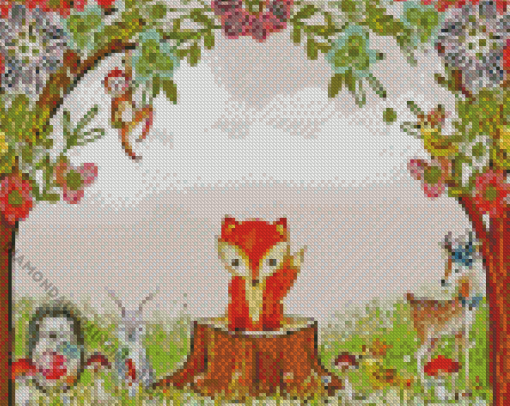 Woodland Animals Diamond Paintings