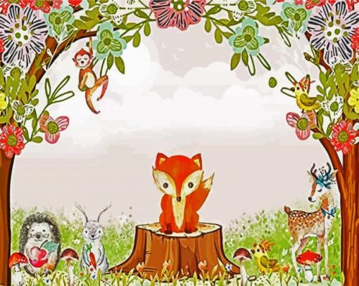 Woodland Animals Diamond Paintings