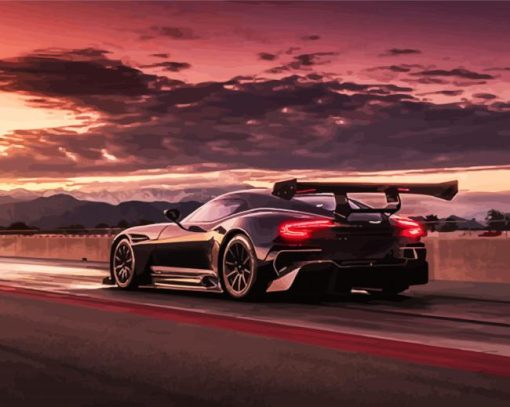 Aston Martin Sunset Diamond Paintings