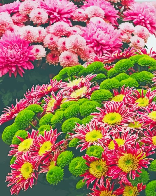 Beautiful Flower Show Diamond Paintings