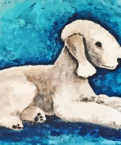 Bedlington Terrier Dog Diamond Paintings