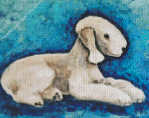 Bedlington Terrier Dog Diamond Paintings