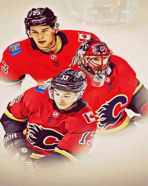 Calgary Flames Players Diamond Paintings