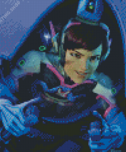 DVa Overwatch Diamond Paintings