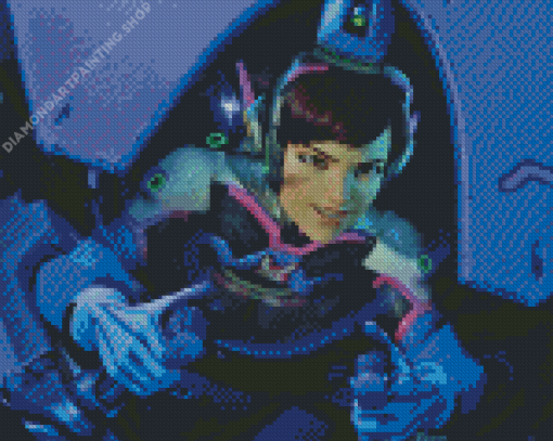 DVa Overwatch Diamond Paintings